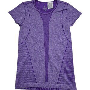 Women's - Nike Dri-Fit Purple Short Sleeve Athletic Top, Size Small
